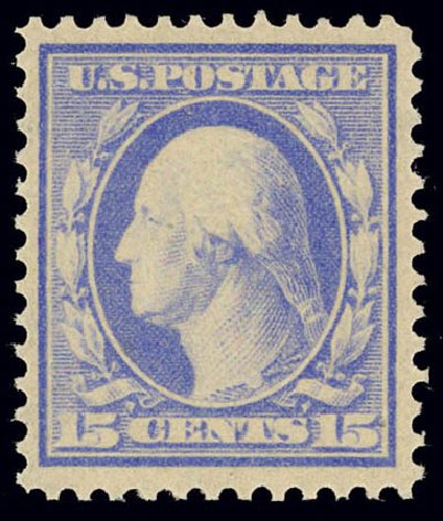 Price of US Stamp Scott Cat. # 340 - 15c 1909 Washington. Daniel Kelleher Auctions, Feb 2013, Sale 634, Lot 213