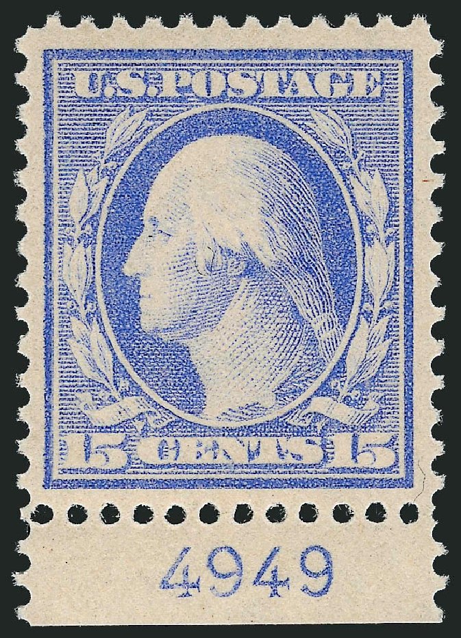 Costs of US Stamp Scott Cat. # 340: 1909 15c Washington. Robert Siegel Auction Galleries, Oct 2010, Sale 997, Lot 5883