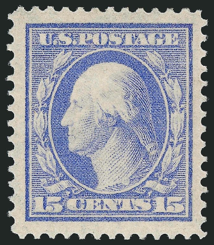US Stamps Prices Scott Cat. # 340: 15c 1909 Washington. Robert Siegel Auction Galleries, Oct 2011, Sale 1014, Lot 1776