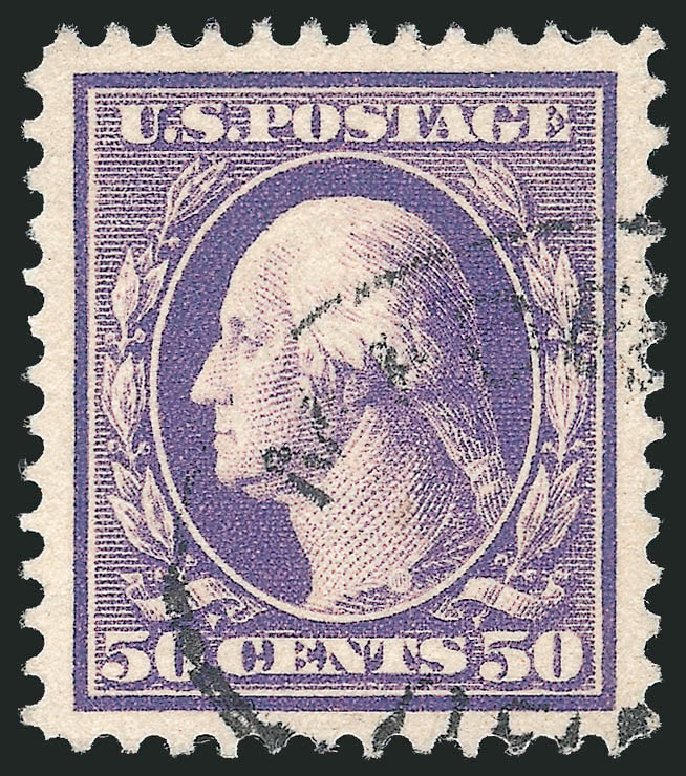 Price of US Stamps Scott Cat. 341 - 50c 1909 Washington. Robert Siegel Auction Galleries, Oct 2012, Sale 1032, Lot 3467