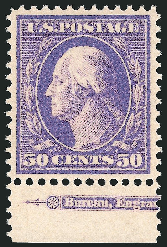 Price of US Stamp Scott Cat. #341 - 50c 1909 Washington. Robert Siegel Auction Galleries, Oct 2011, Sale 1014, Lot 1778