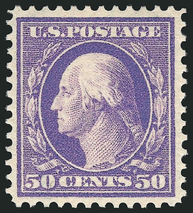 US Stamps Prices Scott Catalogue 341 - 1909 50c Washington. Robert Siegel Auction Galleries, Jul 2013, Sale 1050, Lot 488