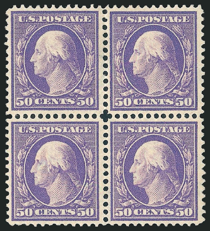 Costs of US Stamps Scott # 341: 1909 50c Washington. Robert Siegel Auction Galleries, Jun 2010, Sale 992, Lot 2429