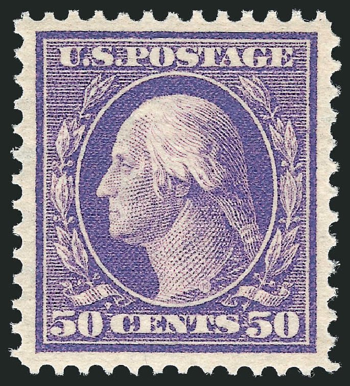Value of US Stamps Scott Cat. # 341 - 1909 50c Washington. Robert Siegel Auction Galleries, Mar 2011, Sale 1007, Lot 2640
