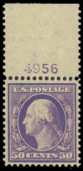 Cost of US Stamps Scott Catalog # 341: 50c 1909 Washington. Daniel Kelleher Auctions, Jun 2012, Sale 630, Lot 1754