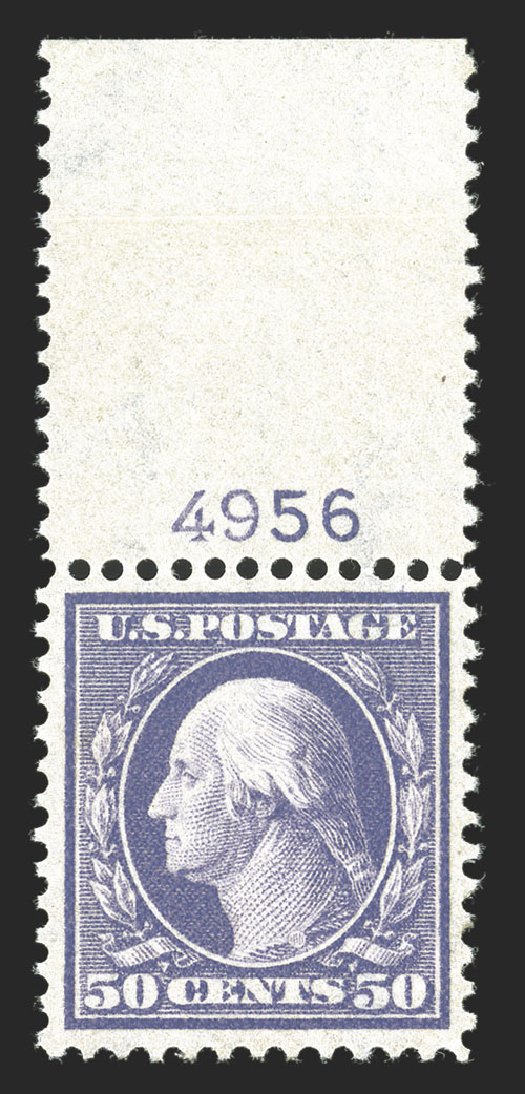 US Stamp Prices Scott Catalog #341: 50c 1909 Washington. Spink Shreves Galleries, Jul 2012, Sale 140, Lot 234