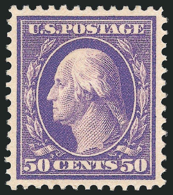 Prices of US Stamp Scott #341 - 1909 50c Washington. Robert Siegel Auction Galleries, Oct 2011, Sale 1013, Lot 355