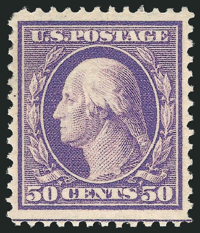 Prices of US Stamp Scott Catalog 341: 50c 1909 Washington. Robert Siegel Auction Galleries, Jun 2012, Sale 1026, Lot 1385