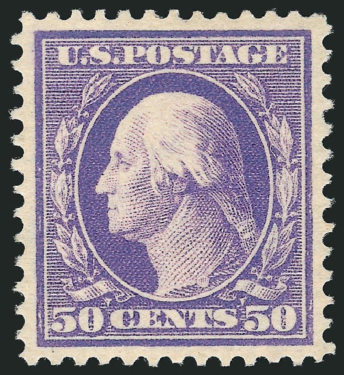 Prices of US Stamps Scott #341: 1909 50c Washington. Robert Siegel Auction Galleries, Feb 2015, Sale 1093, Lot 95