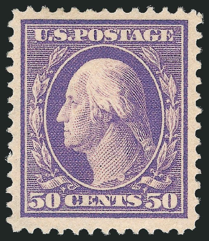 Costs of US Stamp Scott Catalogue #341 - 1909 50c Washington. Robert Siegel Auction Galleries, Dec 2009, Sale 982, Lot 5732