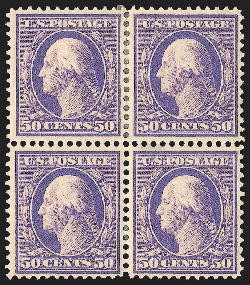 US Stamp Values Scott #341: 50c 1909 Washington. Robert Siegel Auction Galleries, Dec 2012, Sale 1037, Lot 1993