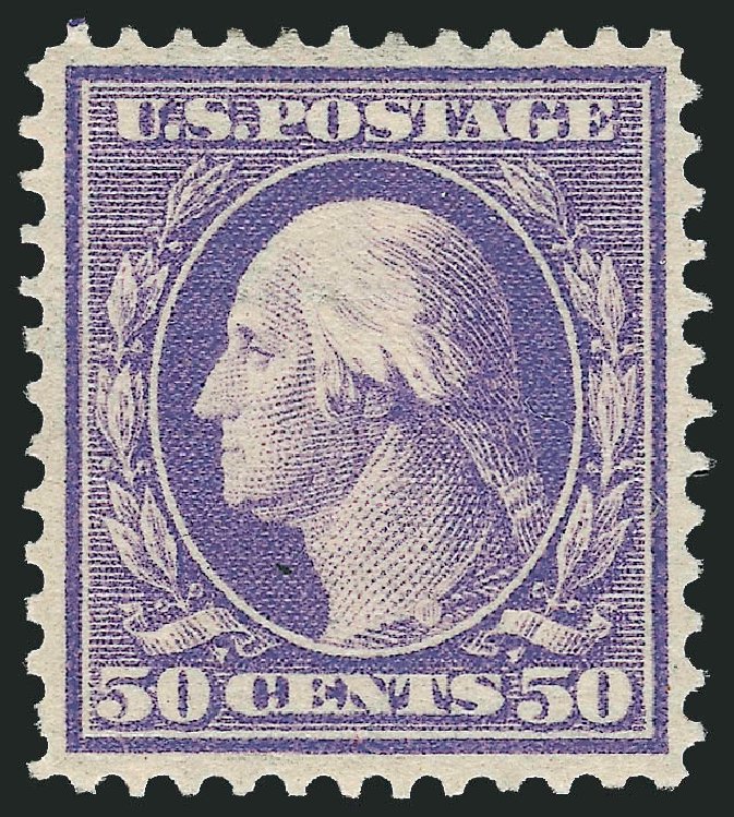 Costs of US Stamp Scott Catalog # 341 - 1909 50c Washington. Robert Siegel Auction Galleries, Mar 2014, Sale 1067, Lot 1423