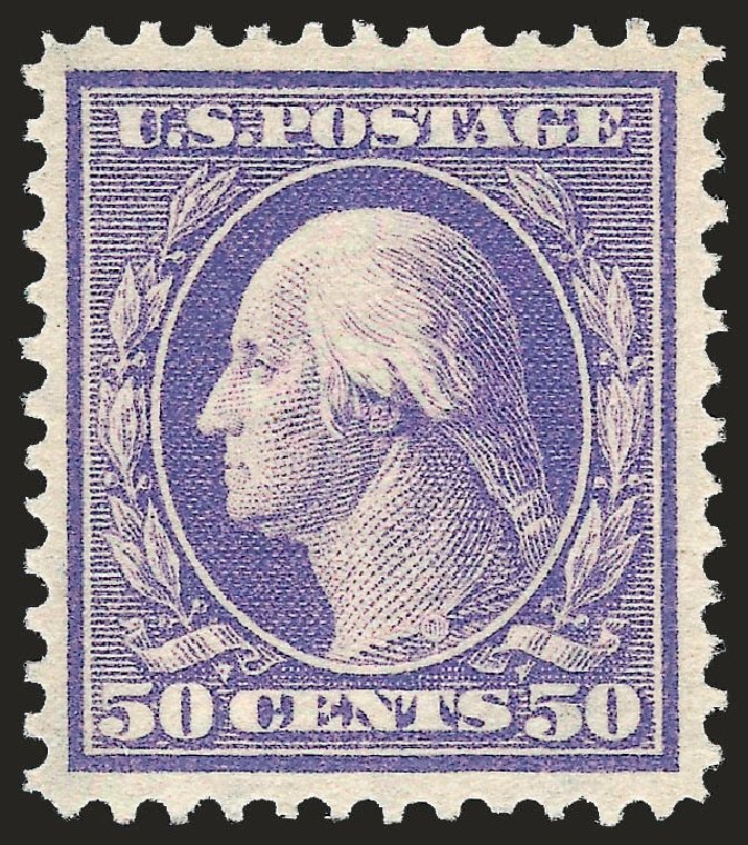 Costs of US Stamps Scott Catalogue # 341 - 1909 50c Washington. Robert Siegel Auction Galleries, Sep 2009, Sale 968B, Lot 433