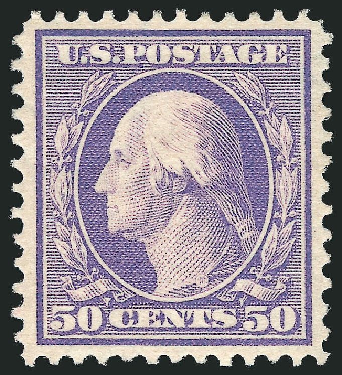 Cost of US Stamps Scott Cat. #341: 1909 50c Washington. Robert Siegel Auction Galleries, Mar 2012, Sale 1019, Lot 726