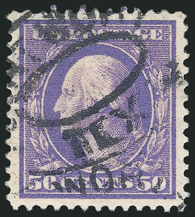 Value of US Stamps Scott Catalog #341: 1909 50c Washington. Robert Siegel Auction Galleries, Sep 2012, Sale 1028, Lot 326