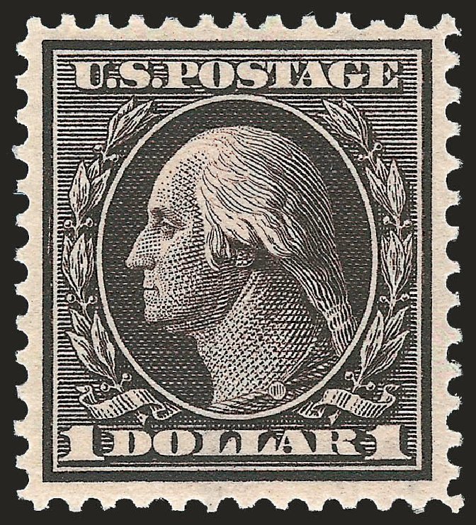 Prices of US Stamp Scott Catalog 342 - US$1.00 1909 Washington. Robert Siegel Auction Galleries, Dec 2008, Sale 967, Lot 4670