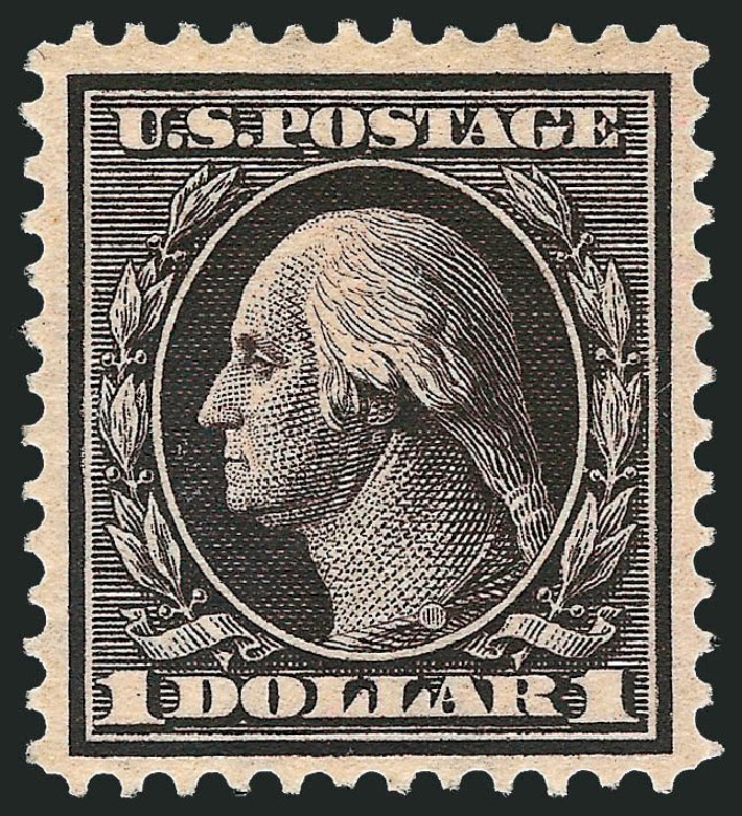 Cost of US Stamp Scott # 342 - US$1.00 1909 Washington. Robert Siegel Auction Galleries, Dec 2008, Sale 967, Lot 4671