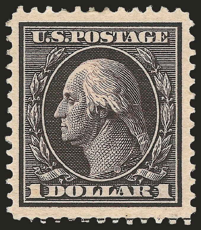 Cost of US Stamps Scott Catalogue # 342 - US$1.00 1909 Washington. Robert Siegel Auction Galleries, Dec 2008, Sale 967, Lot 4672