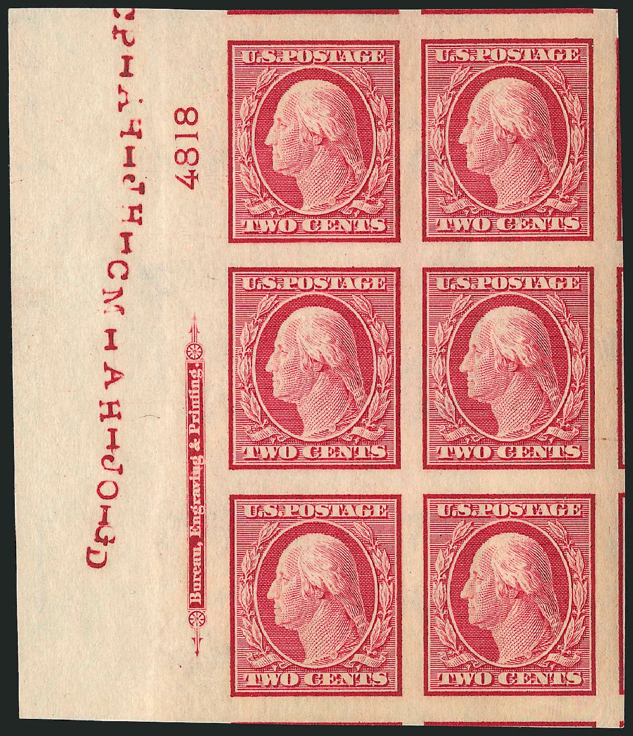 Price of US Stamp Scott Catalog 344: 2c 1909 Washington Imperf. Robert Siegel Auction Galleries, Apr 2009, Sale 971, Lot 1530