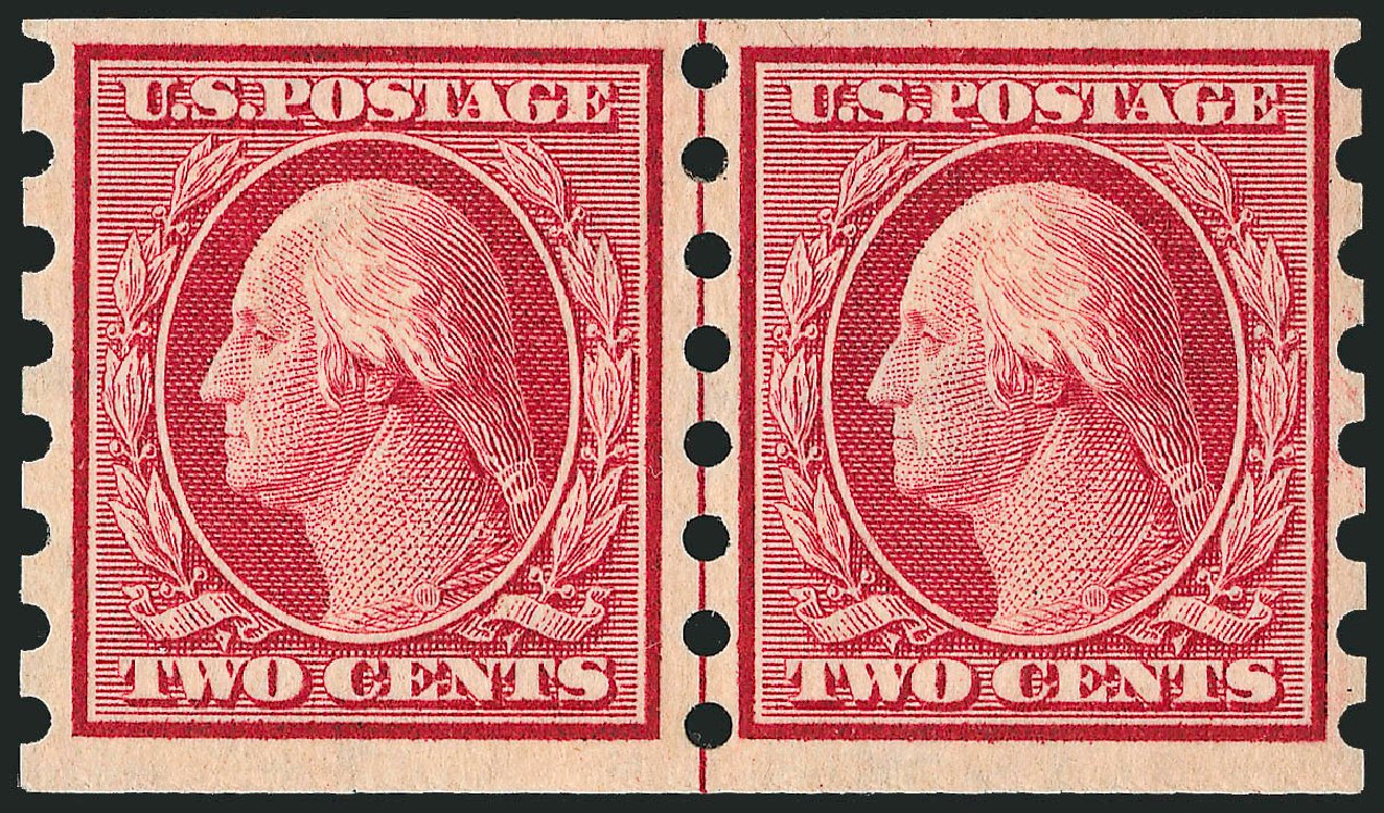 Prices of US Stamps Scott Cat. 344: 1909 2c Washington Imperf. Robert Siegel Auction Galleries, Dec 2008, Sale 967, Lot 4575