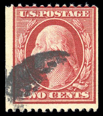 US Stamps Price Scott #349 - 2c 1909 Washington Coil. Matthew Bennett International, Sep 2010, Sale 333, Lot 3732