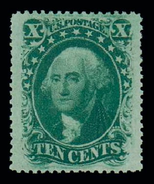 US Stamps Prices Scott Cat. # 35: 10c 1859 Washington. Matthew Bennett International, Oct 2007, Sale 322, Lot 2017