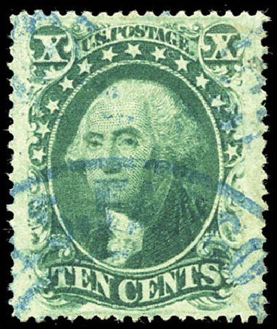 Price of US Stamp Scott 35 - 10c 1859 Washington. Matthew Bennett International, Sep 2011, Sale 338, Lot 1717