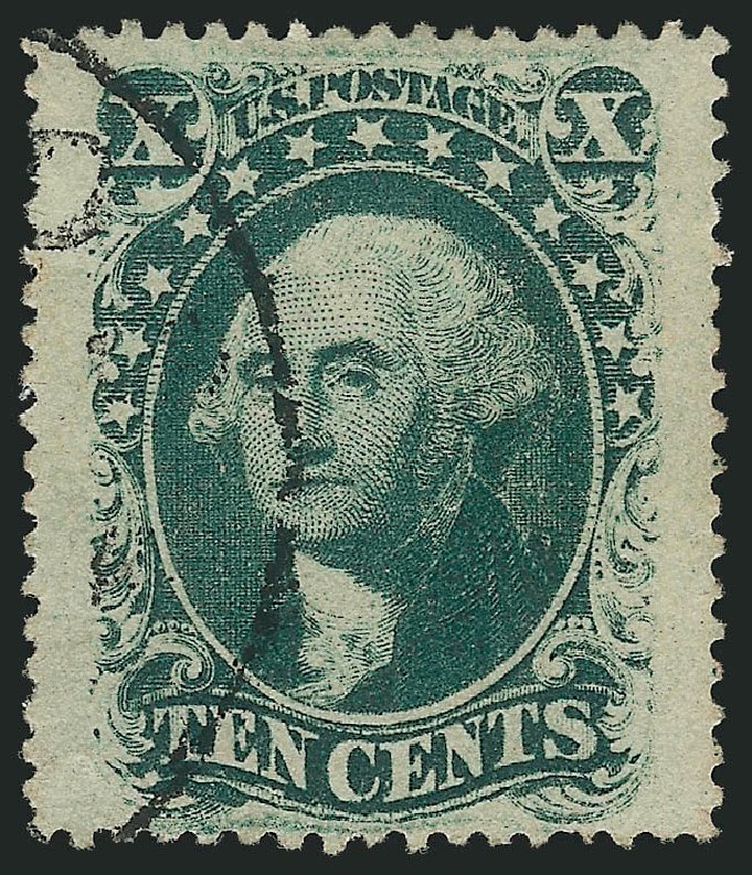 US Stamps Price Scott Catalogue # 35 - 1859 10c Washington. Robert Siegel Auction Galleries, Mar 2014, Sale 1067, Lot 967