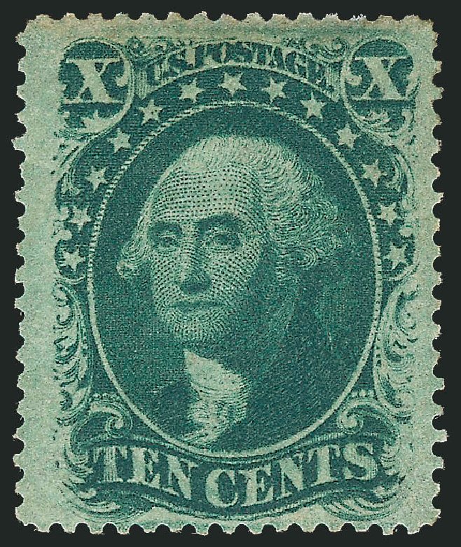 Value of US Stamp Scott Catalog 35 - 10c 1859 Washington. Robert Siegel Auction Galleries, Feb 2010, Sale 983, Lot 27