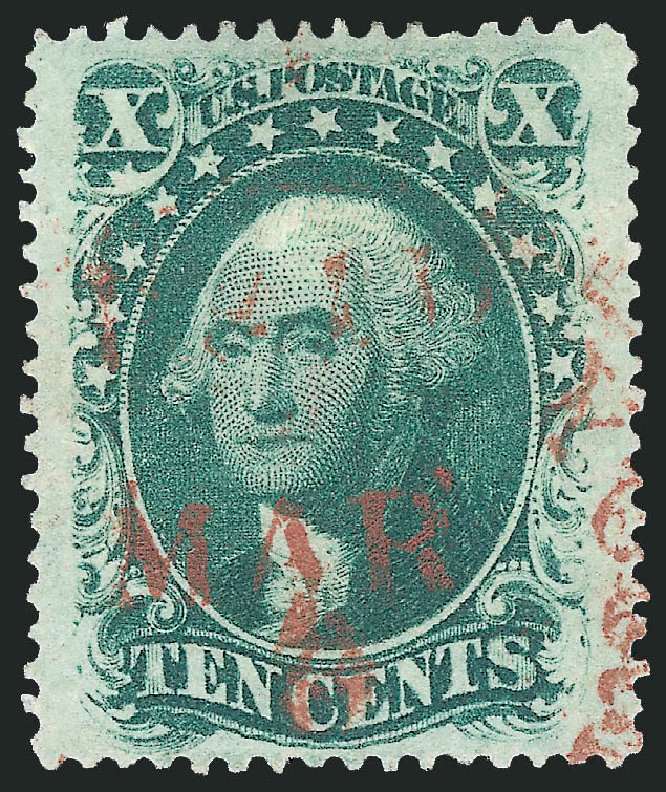 Prices of US Stamps Scott 35: 10c 1859 Washington. Robert Siegel Auction Galleries, Sep 2010, Sale 993, Lot 337