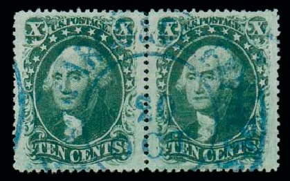 US Stamp Value Scott Cat. # 35: 1859 10c Washington. Matthew Bennett International, Dec 2007, Sale 323, Lot 148