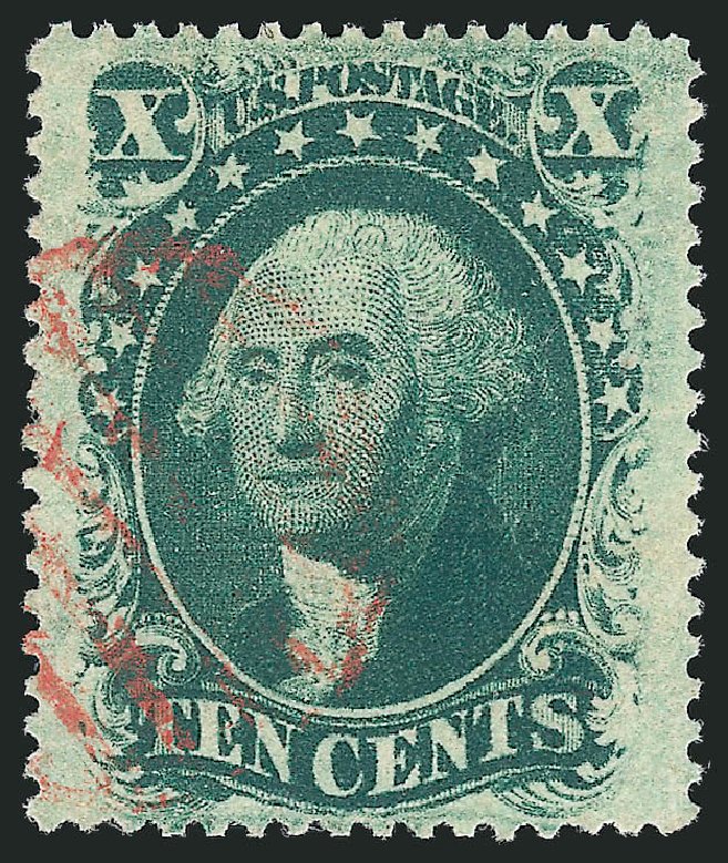 US Stamps Price Scott Catalogue #35: 10c 1859 Washington. Robert Siegel Auction Galleries, Mar 2014, Sale 1067, Lot 968