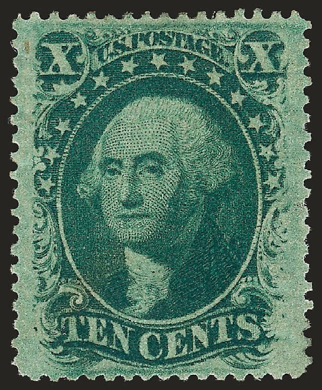 Value of US Stamps Scott 35 - 10c 1859 Washington. Robert Siegel Auction Galleries, Oct 2008, Sale 963, Lot 398