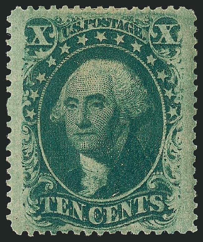 US Stamps Values Scott Catalogue # 35: 10c 1859 Washington. Robert Siegel Auction Galleries, Apr 2010, Sale 984, Lot 178