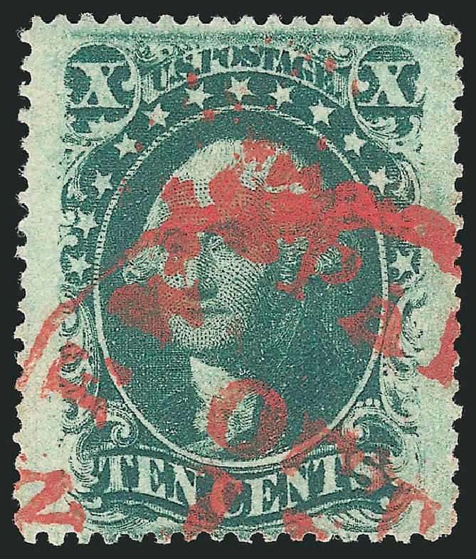 Costs of US Stamp Scott 35 - 1859 10c Washington. Robert Siegel Auction Galleries, Mar 2014, Sale 1067, Lot 970