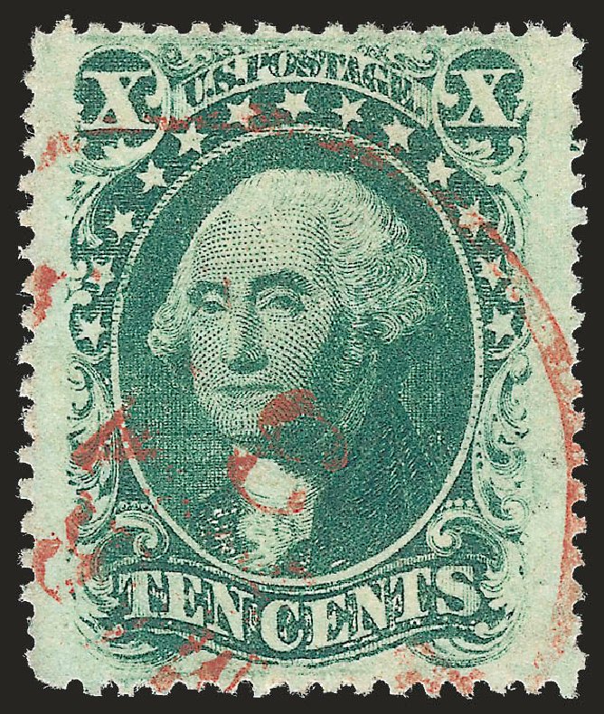 Price of US Stamps Scott # 35: 10c 1859 Washington. Robert Siegel Auction Galleries, Apr 2010, Sale 984, Lot 180