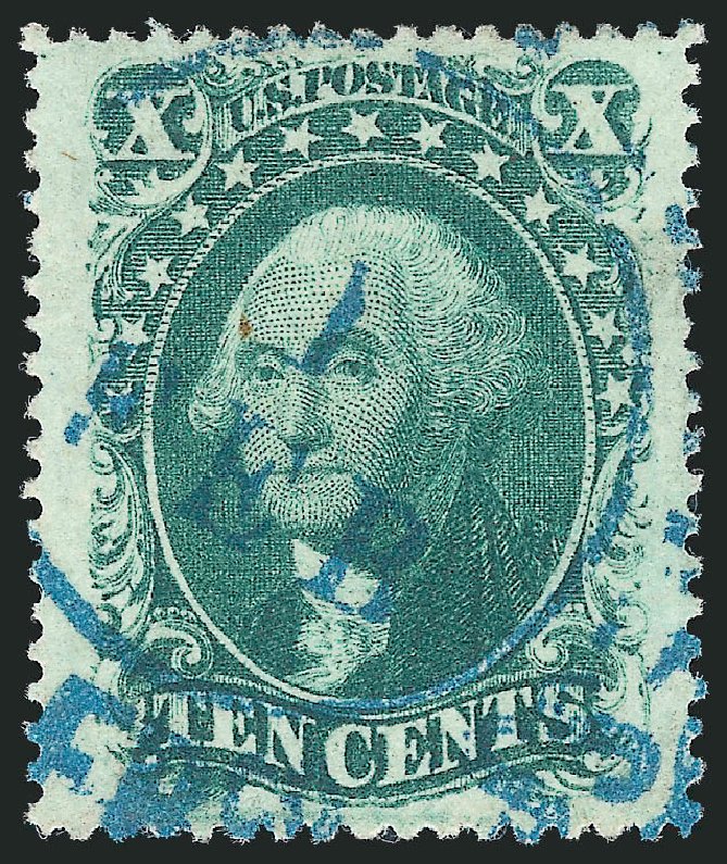 Costs of US Stamp Scott Catalog #35: 1859 10c Washington. Robert Siegel Auction Galleries, Oct 2012, Sale 1032, Lot 3091