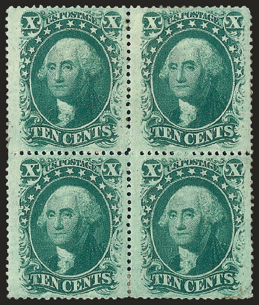 US Stamps Prices Scott Cat. # 35 - 10c 1859 Washington. Robert Siegel Auction Galleries, Oct 2008, Sale 963, Lot 401