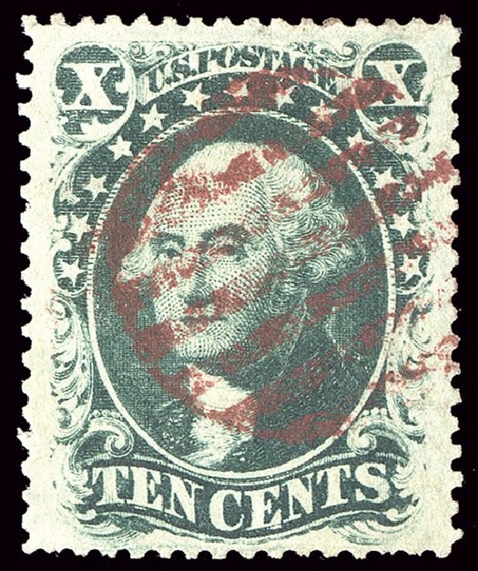 US Stamps Price Scott Catalog 35 - 10c 1859 Washington. Spink Shreves Galleries, Jan 2014, Sale 146, Lot 191