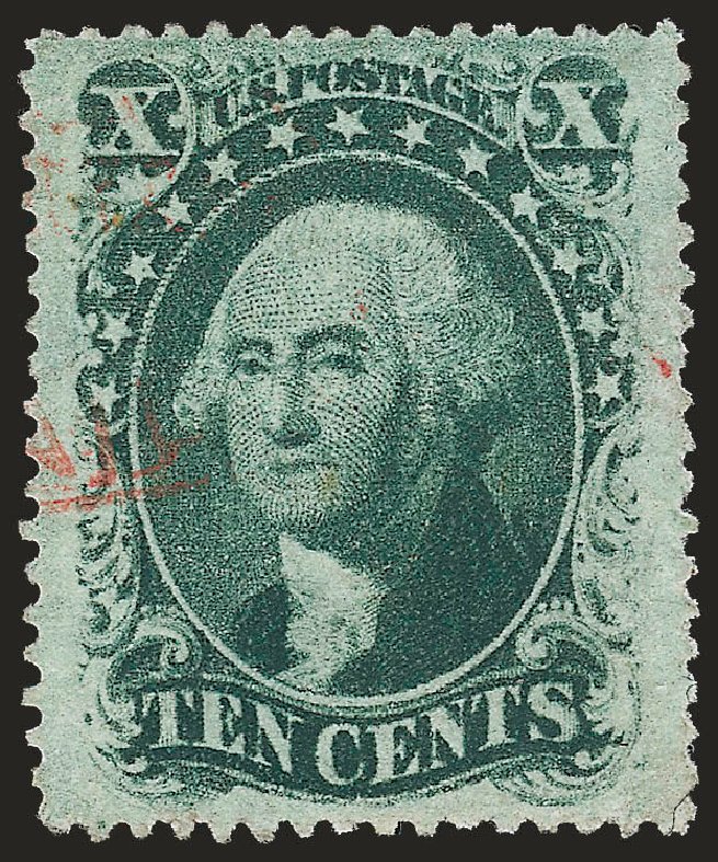 Price of US Stamp Scott Catalog # 35 - 10c 1859 Washington. Robert Siegel Auction Galleries, Jun 2009, Sale 975, Lot 1214