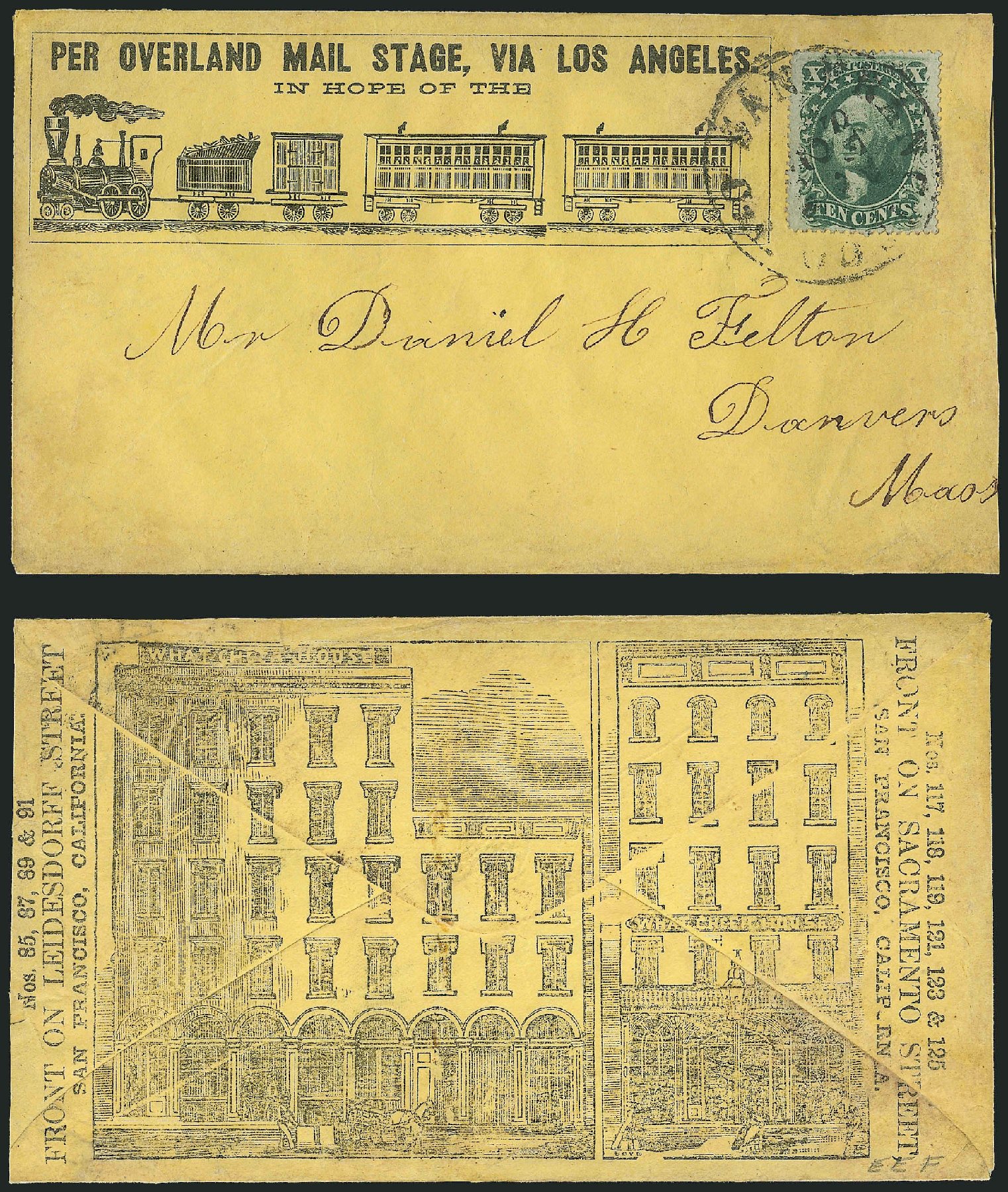US Stamps Price Scott Catalog #35 - 1859 10c Washington. Robert Siegel Auction Galleries, Jun 2009, Sale 973, Lot 52