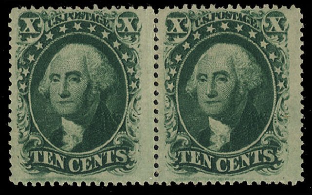 Costs of US Stamp Scott #35 - 1859 10c Washington. Cherrystone Auctions, Oct 2012, Sale 201210, Lot 33
