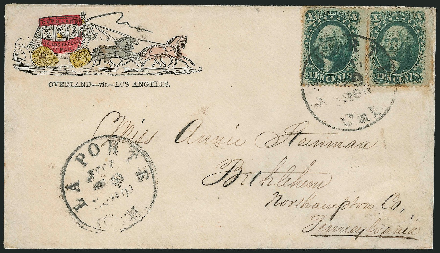 Value of US Stamp Scott Catalogue #35: 1859 10c Washington. Robert Siegel Auction Galleries, Jun 2012, Sale 1025, Lot 93