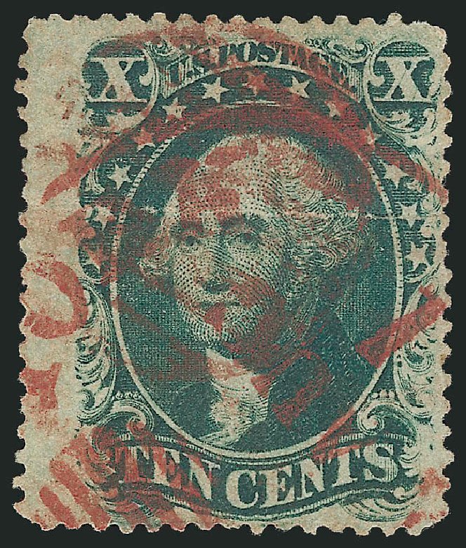 Prices of US Stamps Scott Catalog 35: 10c 1859 Washington. Robert Siegel Auction Galleries, Mar 2014, Sale 1067, Lot 973