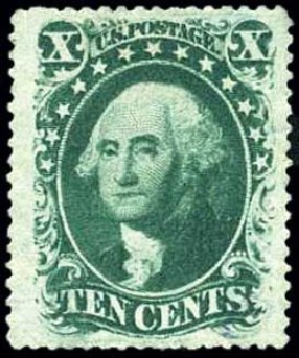 Cost of US Stamps Scott Cat. # 35: 10c 1859 Washington. Harmer-Schau Auction Galleries, Oct 2009, Sale 83, Lot 326
