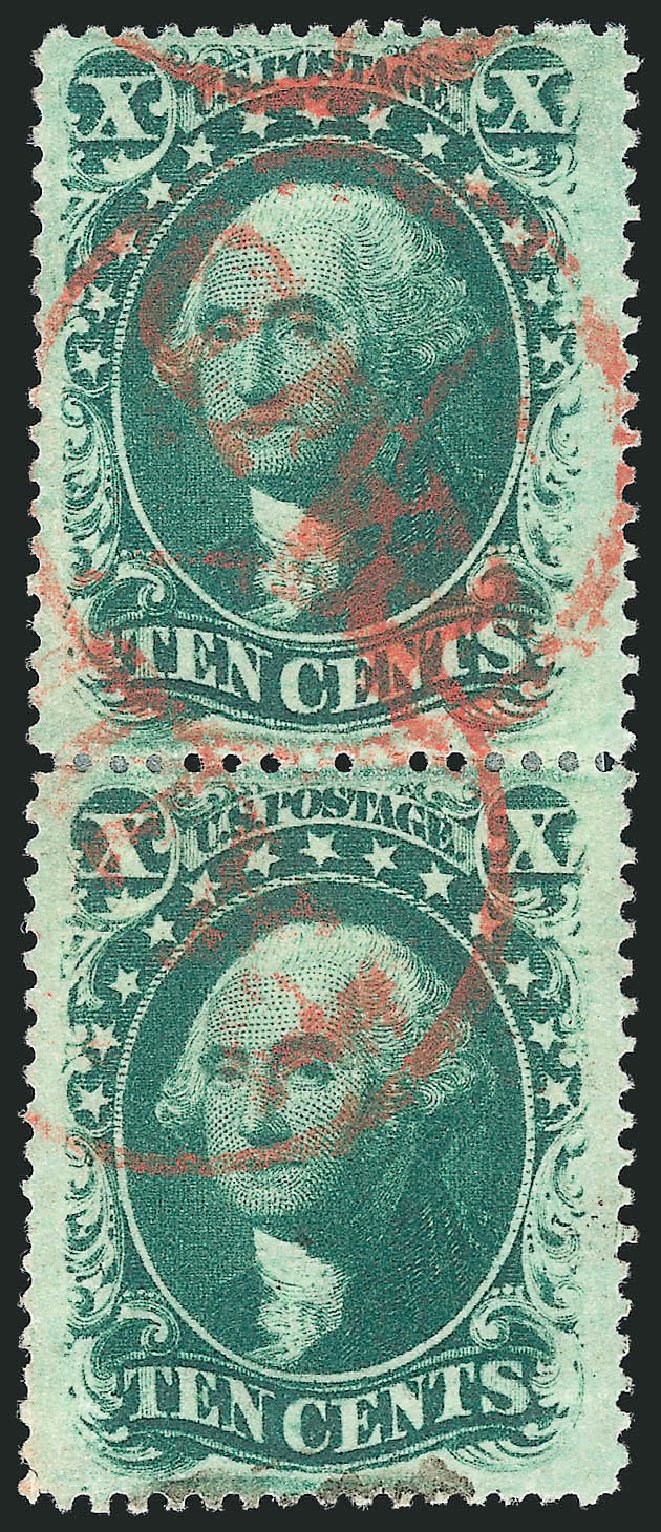 US Stamps Prices Scott Catalogue #35: 10c 1859 Washington. Robert Siegel Auction Galleries, Mar 2014, Sale 1067, Lot 976