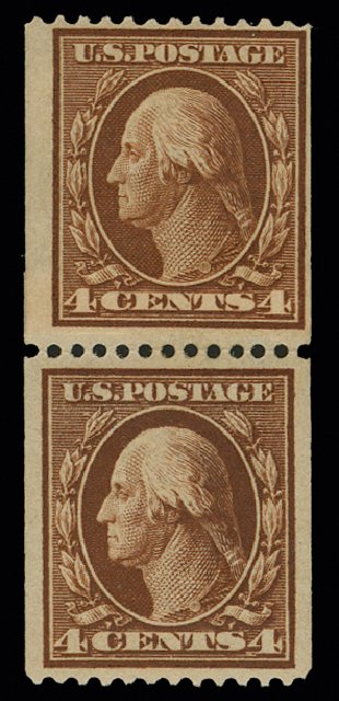 US Stamps Prices Scott Catalogue #350 - 4c 1910 Washington Coil. H.R. Harmer, May 2014, Sale 3005, Lot 1252