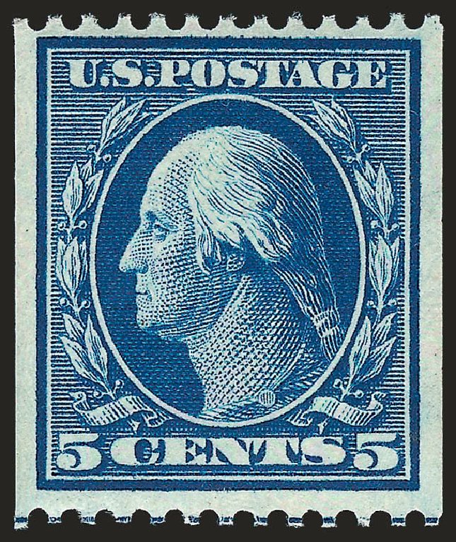 US Stamps Prices Scott Catalogue # 351: 5c 1909 Washington Coil. Robert Siegel Auction Galleries, Apr 2010, Sale 984, Lot 808
