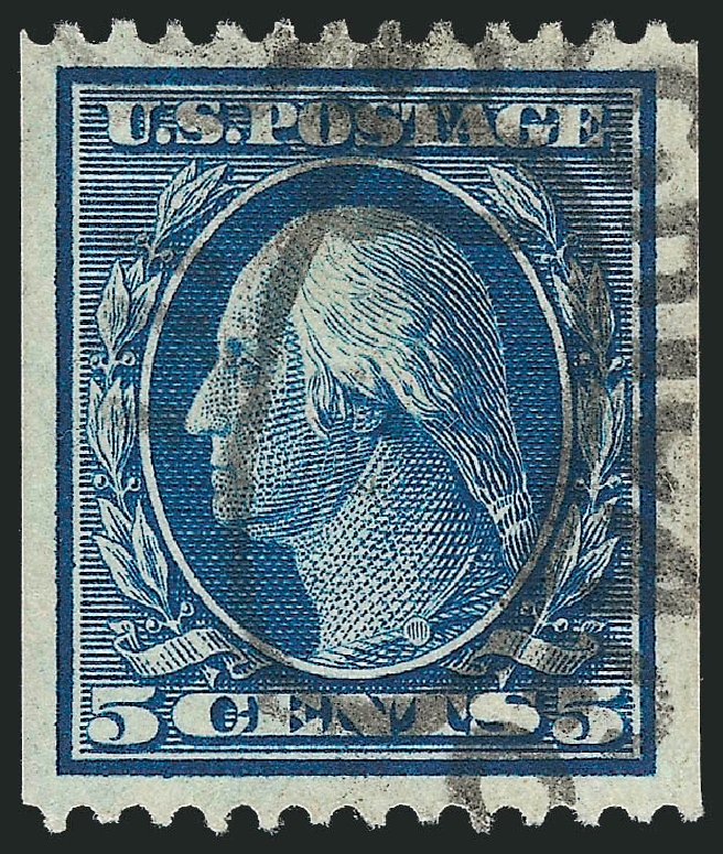 US Stamps Prices Scott Catalogue 351 - 1909 5c Washington Coil. Robert Siegel Auction Galleries, Mar 2013, Sale 1040, Lot 1720