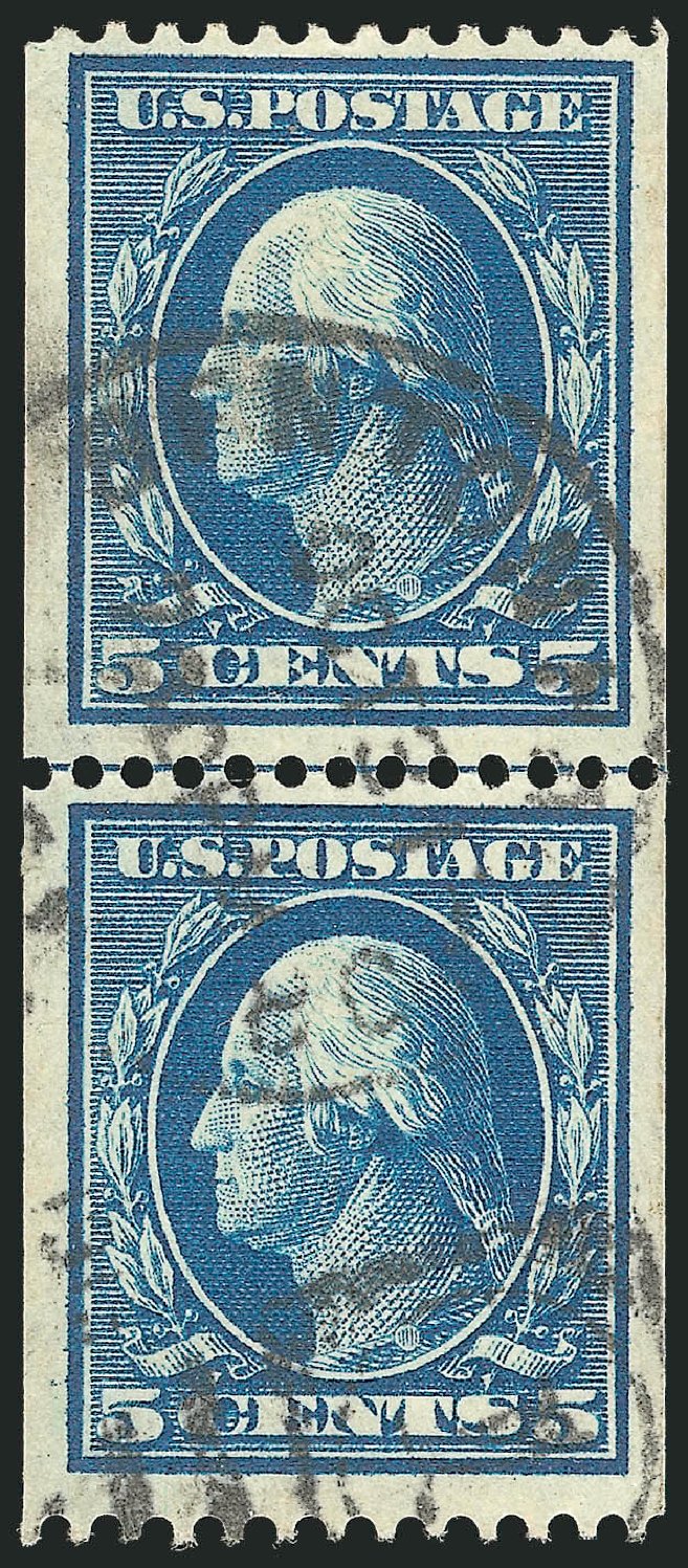 Prices of US Stamps Scott Cat. # 351: 5c 1909 Washington Coil. Robert Siegel Auction Galleries, Sep 2012, Sale 1028, Lot 331